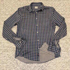 Faherty Twilight check Coastline knit shirt size medium